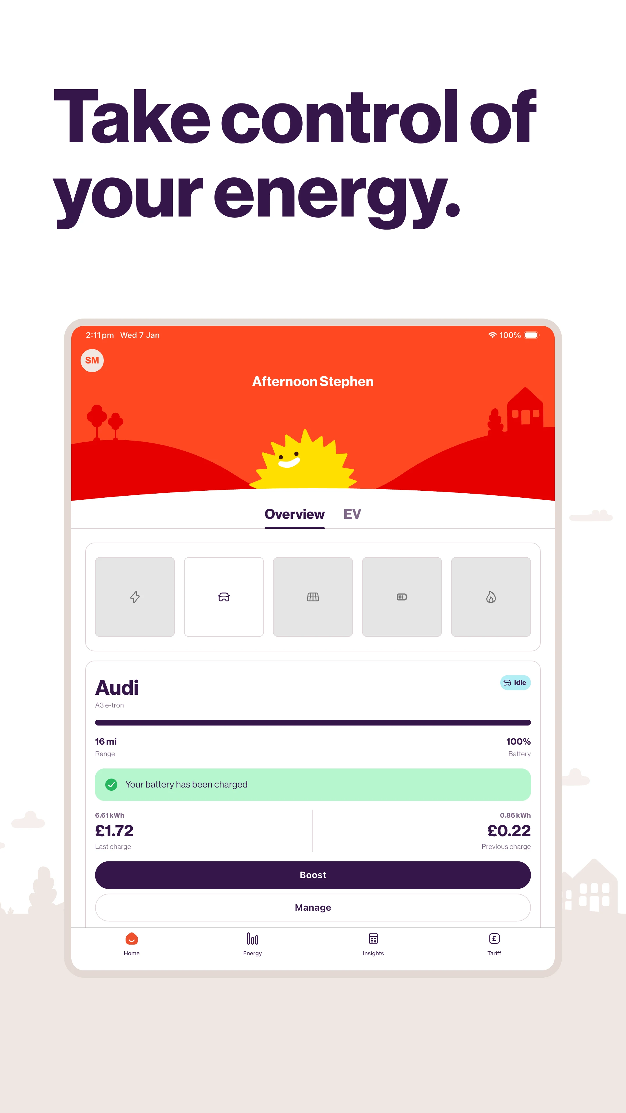 E.ON Next Home screenshot